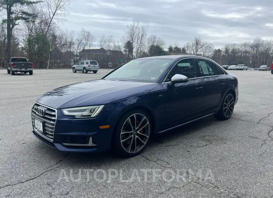 AUDI S4 PRESTIG 2018 vin WAUC4AF43JA049946 from auto auction Copart