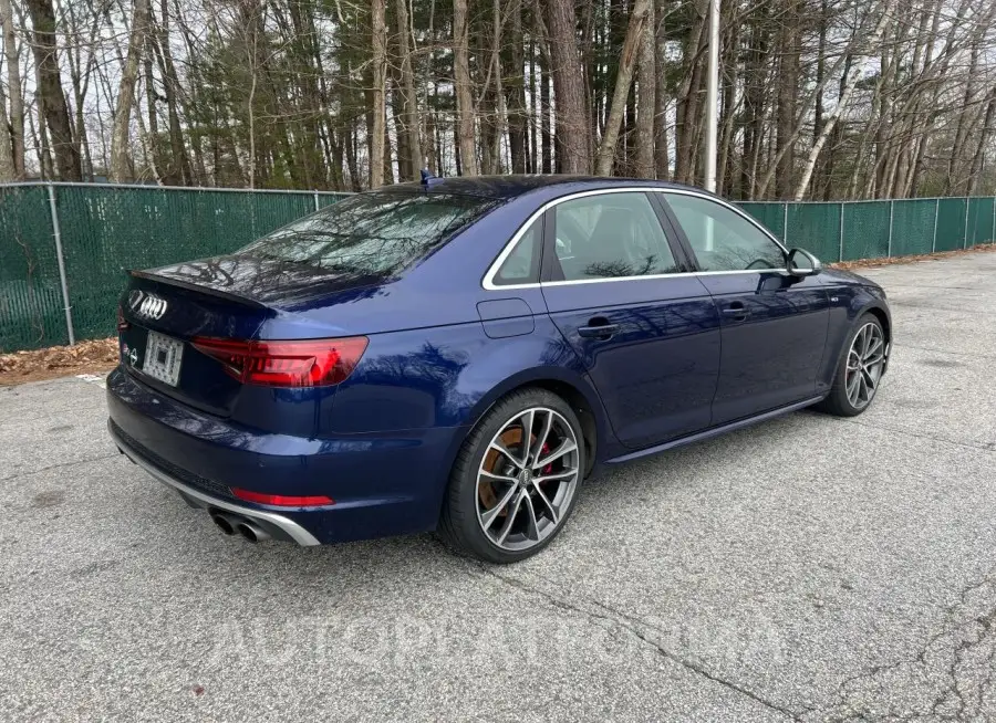 AUDI S4 PRESTIG 2018 vin WAUC4AF43JA049946 from auto auction Copart