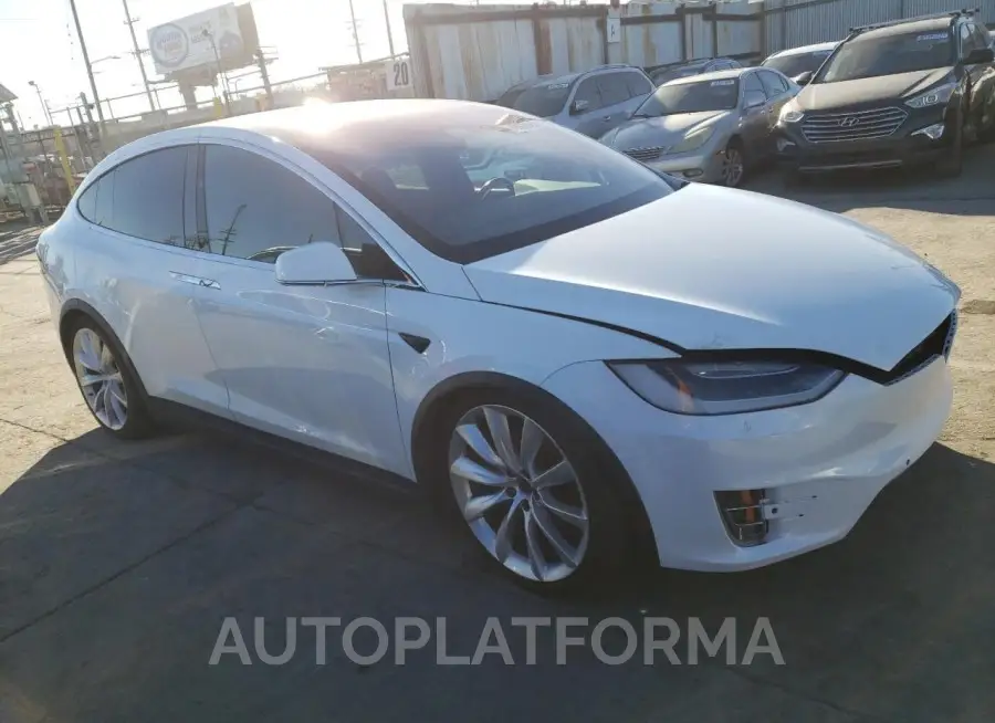 TESLA MODEL X 2017 vin 5YJXCAE25HF052047 from auto auction Copart