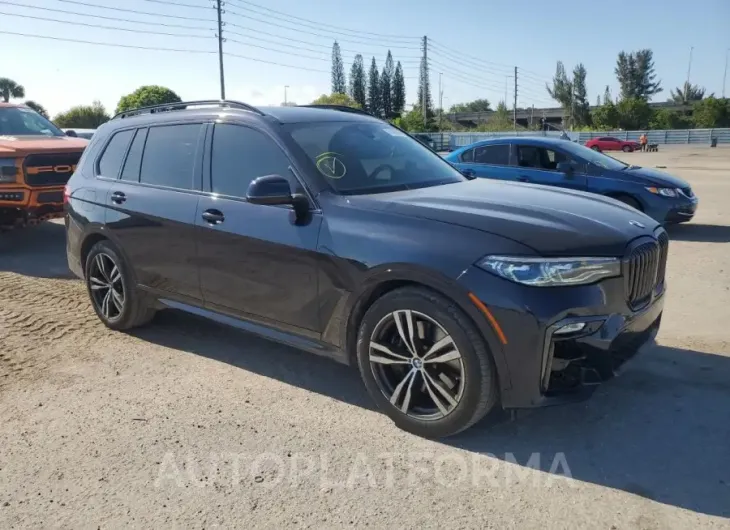 BMW X7 M50I 2021 vin 5UXCX6C06M9H34992 from auto auction Copart