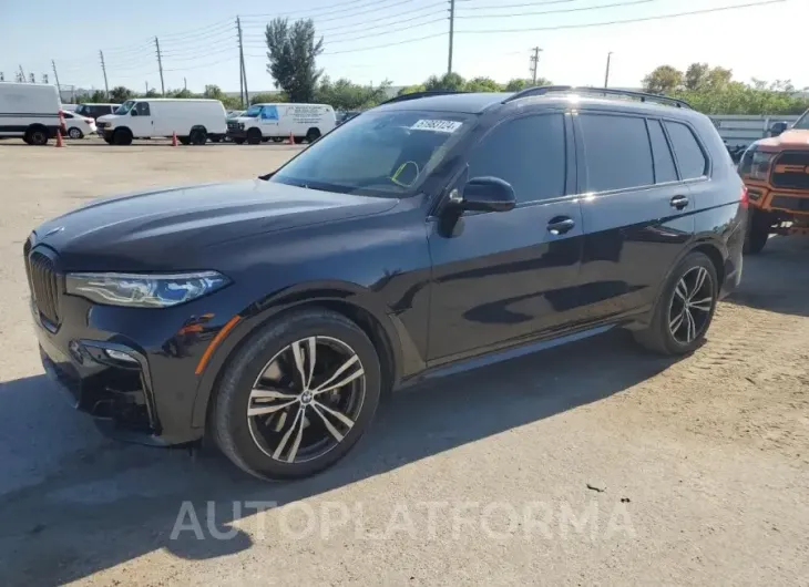 BMW X7 M50I 2021 vin 5UXCX6C06M9H34992 from auto auction Copart