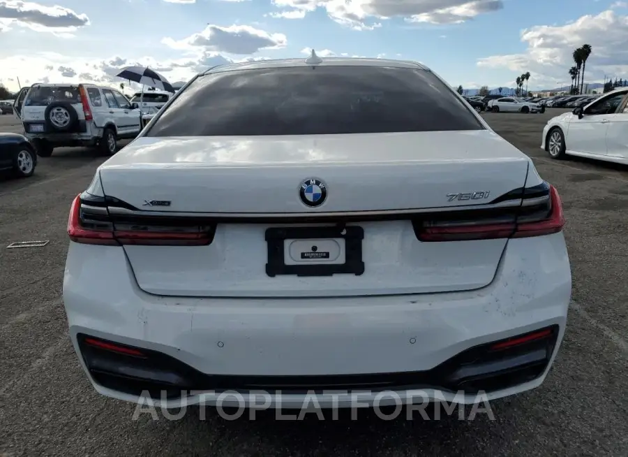 BMW 750 XI 2020 vin WBA7U2C0XLGJ59823 from auto auction Copart