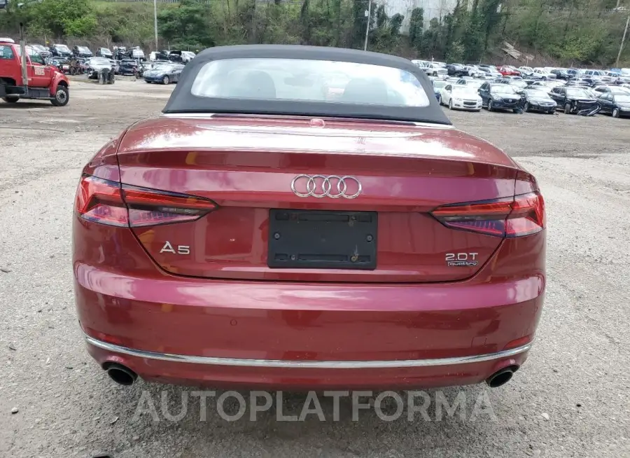 AUDI A5 PREMIUM 2018 vin WAUYNGF55JN001307 from auto auction Copart