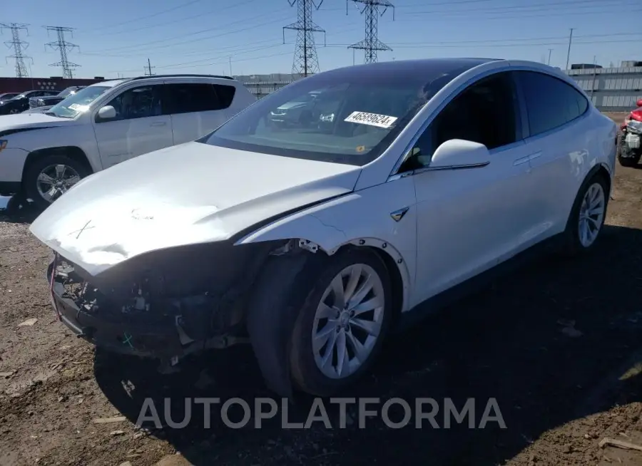 TESLA MODEL X 2018 vin 5YJXCAE20JF112192 from auto auction Copart