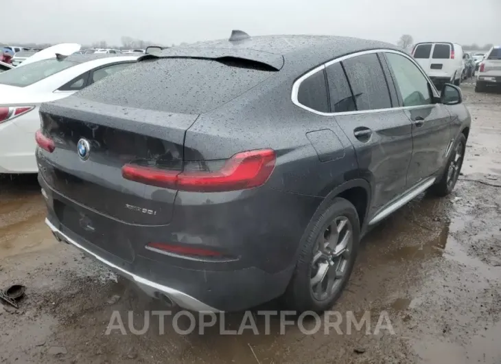 BMW X4 XDRIVE3 2021 vin 5UX2V1C03M9F39842 from auto auction Copart