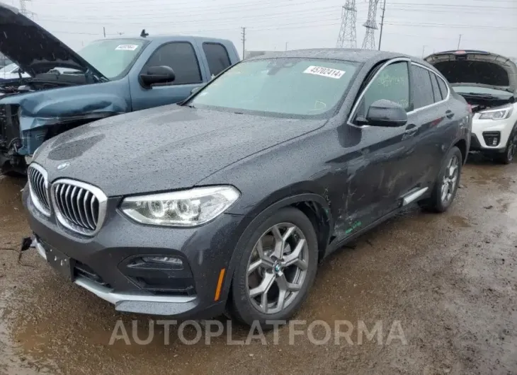 BMW X4 XDRIVE3 2021 vin 5UX2V1C03M9F39842 from auto auction Copart