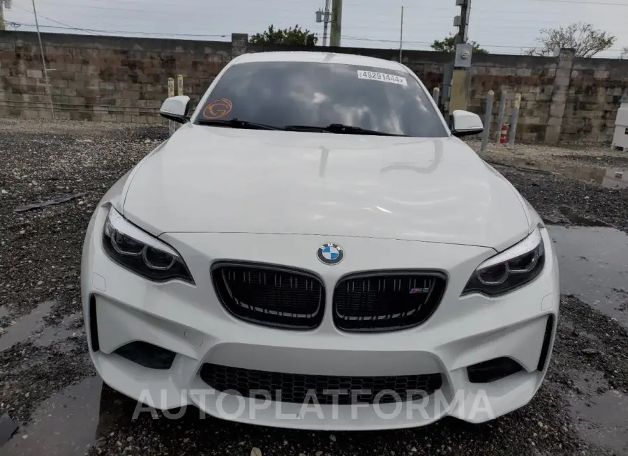 BMW M2 2018 vin WBS1J5C51JVD37654 from auto auction Copart