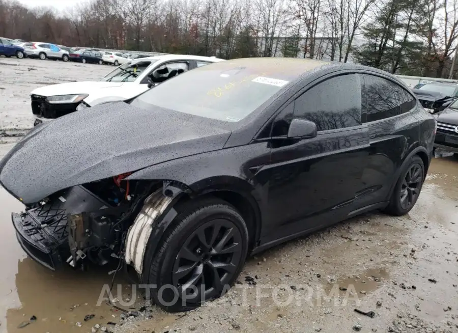 TESLA MODEL X 2022 vin 7SAXCBE65NF331795 from auto auction Copart