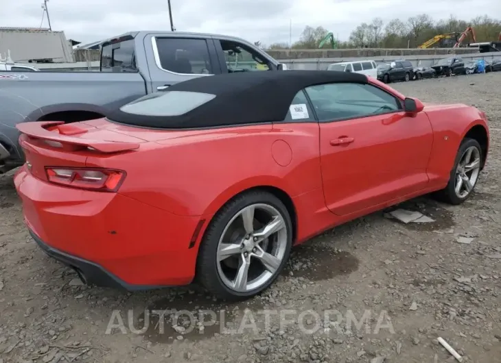 CHEVROLET CAMARO SS 2017 vin 1G1FF3D71H0168817 from auto auction Copart