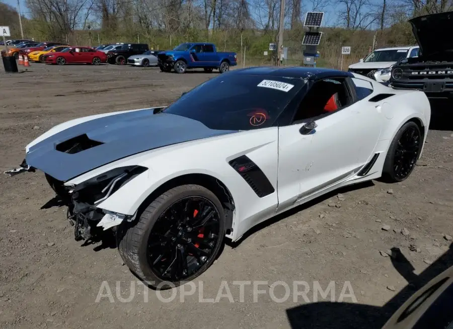 CHEVROLET CORVETTE Z 2019 vin 1G1YS2D62K5605451 from auto auction Copart