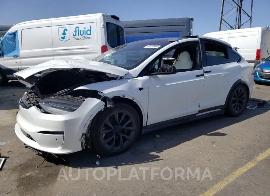 TESLA MODEL X 2022 vin 7SAXCBE51NF349413 from auto auction Copart