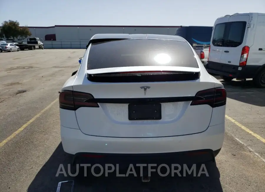 TESLA MODEL X 2022 vin 7SAXCBE51NF349413 from auto auction Copart