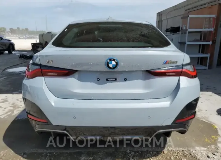 BMW I4 M50 2023 vin WBY33AW06PFN72732 from auto auction Copart