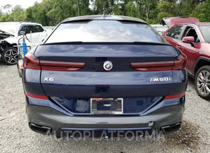 BMW X6 M50I 2023 vin 5UXCY8C02P9P76165 from auto auction Copart