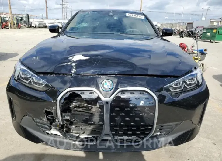 BMW I4 EDRIVE 2024 vin WBY43AW04RFR96496 from auto auction Copart