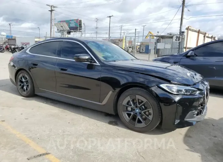 BMW I4 EDRIVE 2024 vin WBY43AW04RFR96496 from auto auction Copart