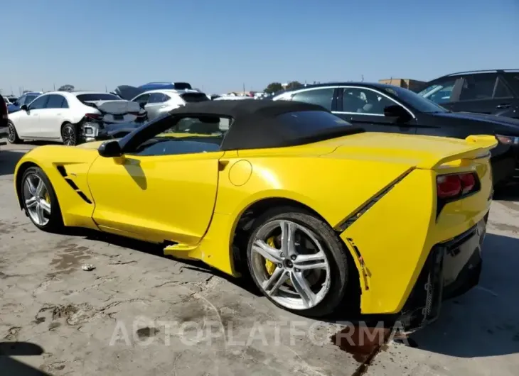 CHEVROLET CORVETTE S 2016 vin 1G1YF3D75G5104368 from auto auction Copart