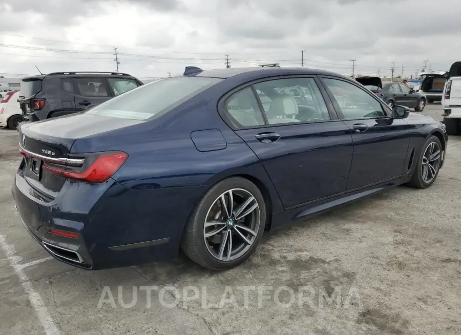 BMW 745XE 2020 vin WBA7W4C05LBM70661 from auto auction Copart