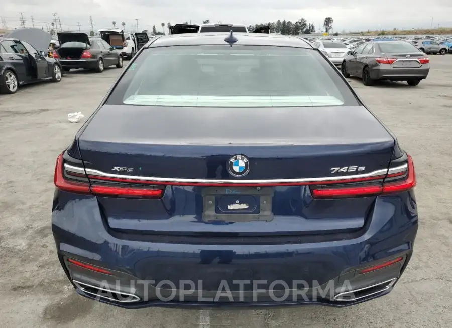 BMW 745XE 2020 vin WBA7W4C05LBM70661 from auto auction Copart