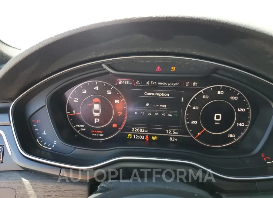 AUDI A5 PREMIUM 2019 vin WAUTNAF52KA007162 from auto auction Copart