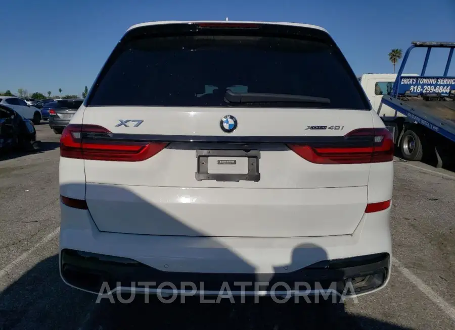 BMW X7 XDRIVE4 2022 vin 5UXCW2C09N9J22098 from auto auction Copart