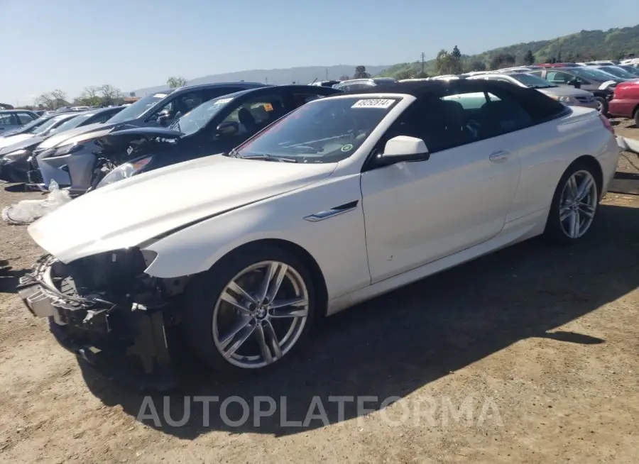 BMW 640 I 2015 vin WBALW7C59FD596221 from auto auction Copart