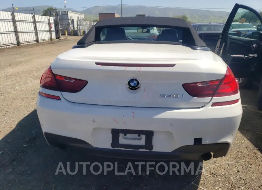 BMW 640 I 2015 vin WBALW7C59FD596221 from auto auction Copart