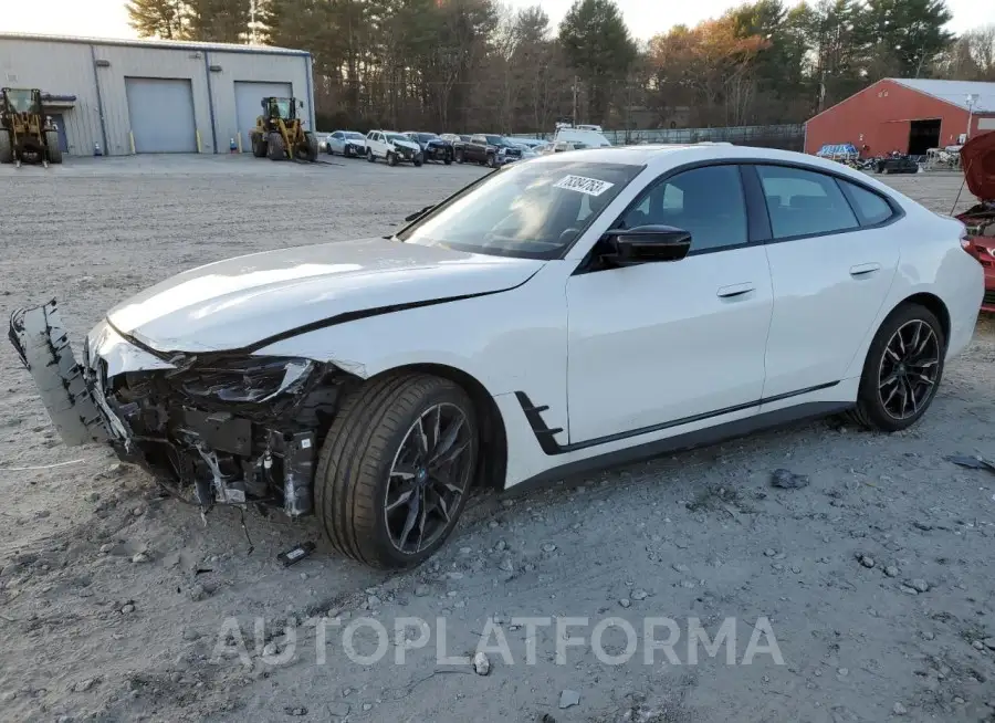 BMW I4 M50 2023 vin WBY33AW05PFN69949 from auto auction Copart