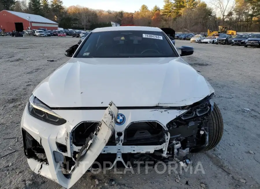 BMW I4 M50 2023 vin WBY33AW05PFN69949 from auto auction Copart