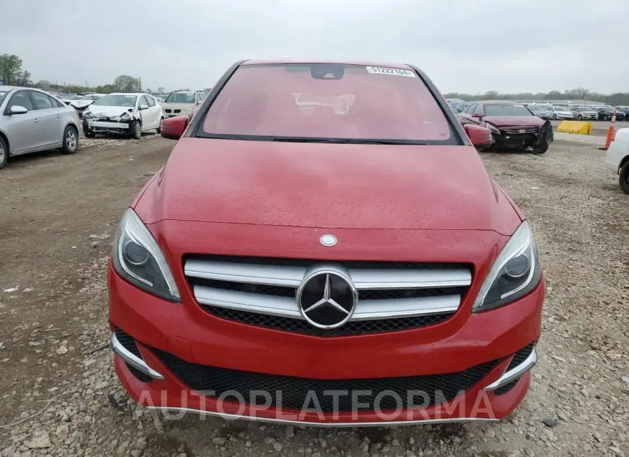 MERCEDES-BENZ B ELECTRIC 2015 vin WDDVP9ABXFJ005172 from auto auction Copart