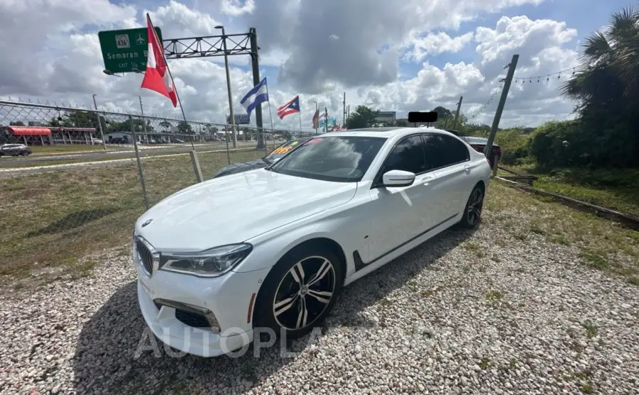 BMW 740 I 2017 vin WBA7E2C51HG740496 from auto auction Copart