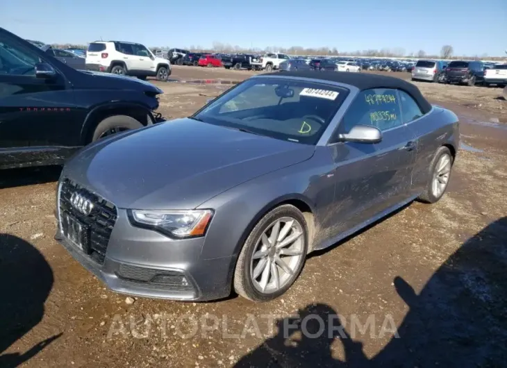 AUDI A5 PREMIUM 2015 vin WAUMFAFH3FN001932 from auto auction Copart