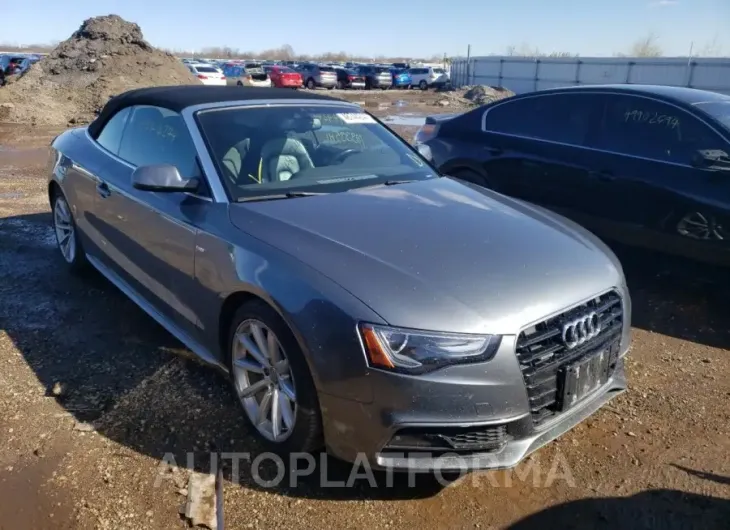 AUDI A5 PREMIUM 2015 vin WAUMFAFH3FN001932 from auto auction Copart