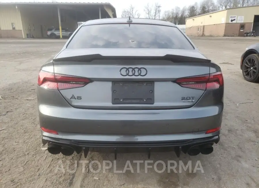 AUDI A5 PREMIUM 2018 vin WAU8NAF57JA037651 from auto auction Copart