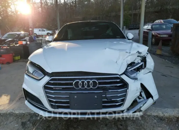 AUDI A5 PREMIUM 2018 vin WAUENCF51JA013084 from auto auction Copart