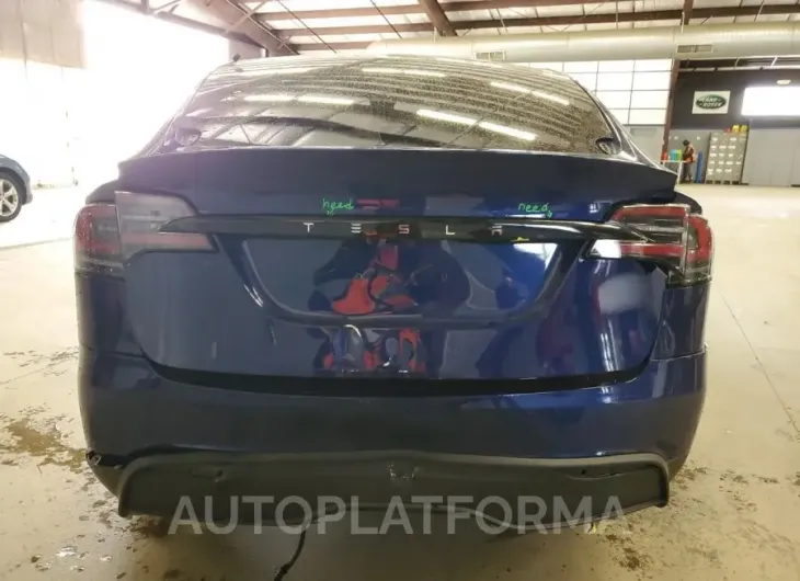 TESLA MODEL X 2024 vin 7SAXCBE57RF434858 from auto auction Copart