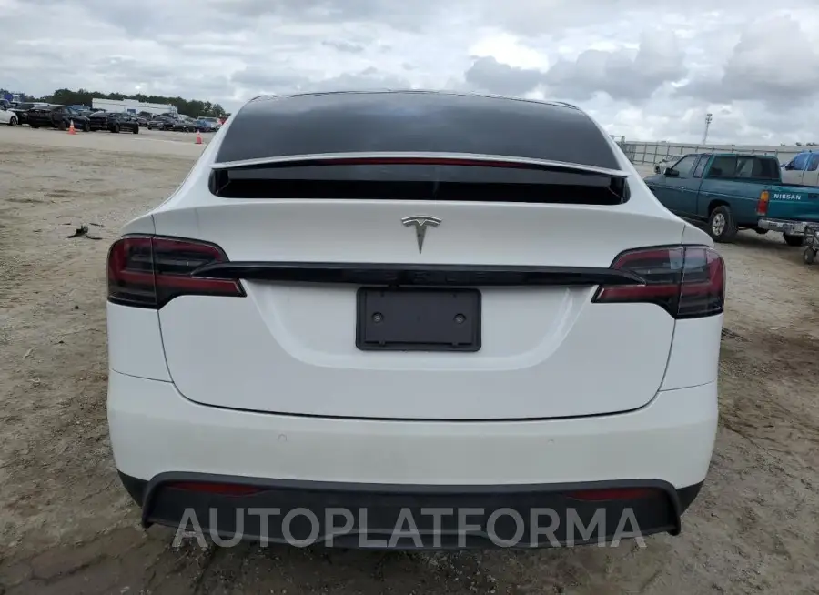 TESLA MODEL X 2022 vin 7SAXCBE65NF359127 from auto auction Copart