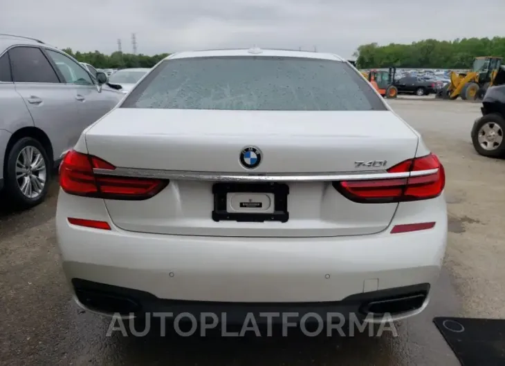 BMW 740 I 2016 vin WBA7E2C54GG547211 from auto auction Copart