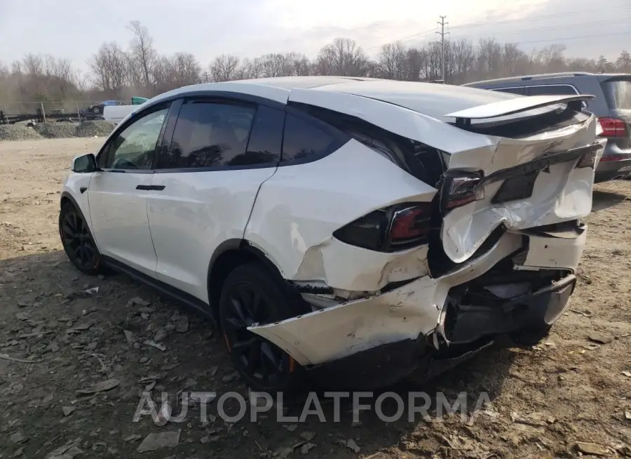 TESLA MODEL X 2022 vin 7SAXCBE56NF335975 from auto auction Copart