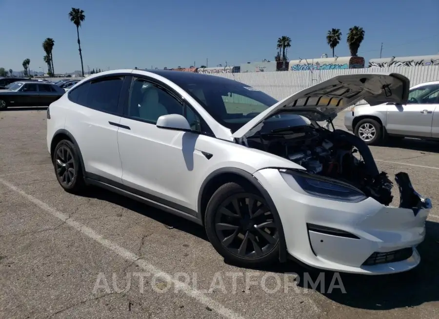 TESLA MODEL X 2022 vin 7SAXCBE59NF361065 from auto auction Copart