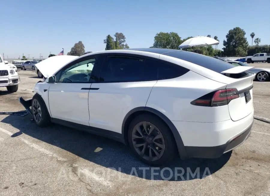 TESLA MODEL X 2022 vin 7SAXCBE59NF361065 from auto auction Copart