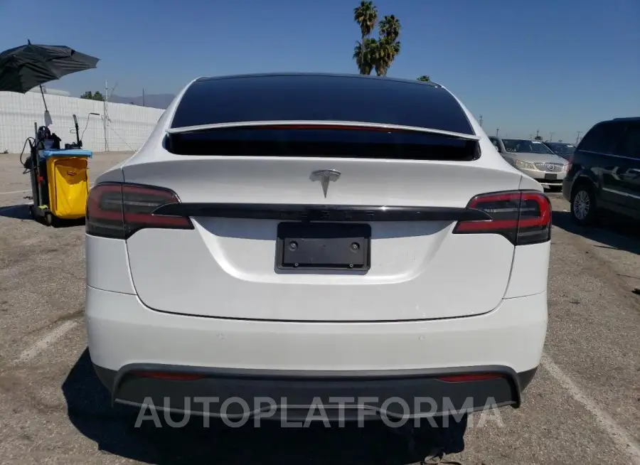 TESLA MODEL X 2022 vin 7SAXCBE59NF361065 from auto auction Copart