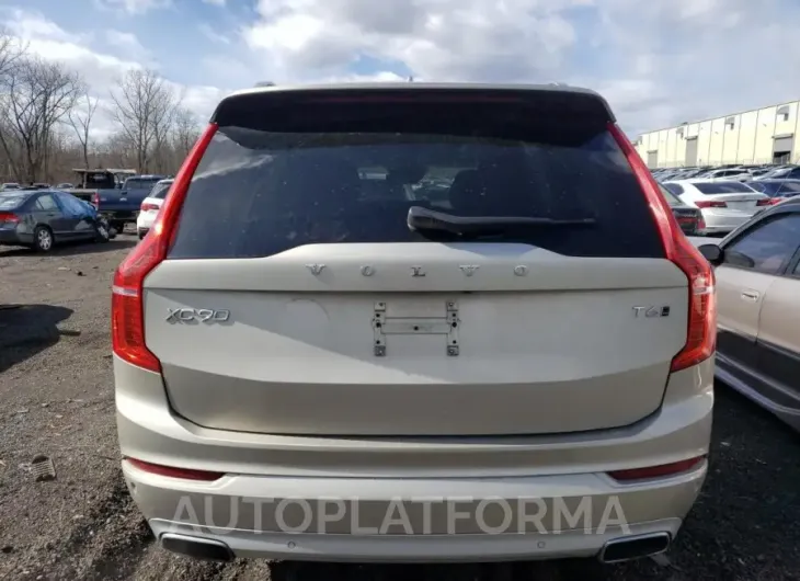 VOLVO XC90 T6 2016 vin YV4A22PK9G1001537 from auto auction Copart