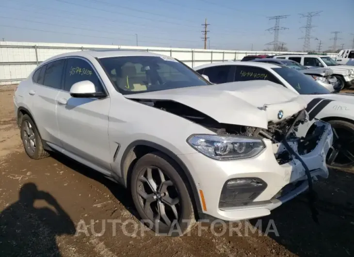 BMW X4 XDRIVE3 2021 vin 5UX2V1C0XM9G95666 from auto auction Copart