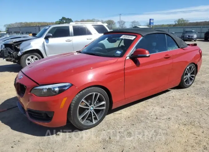 BMW 230I 2018 vin WBA2M7C54JVD51544 from auto auction Copart