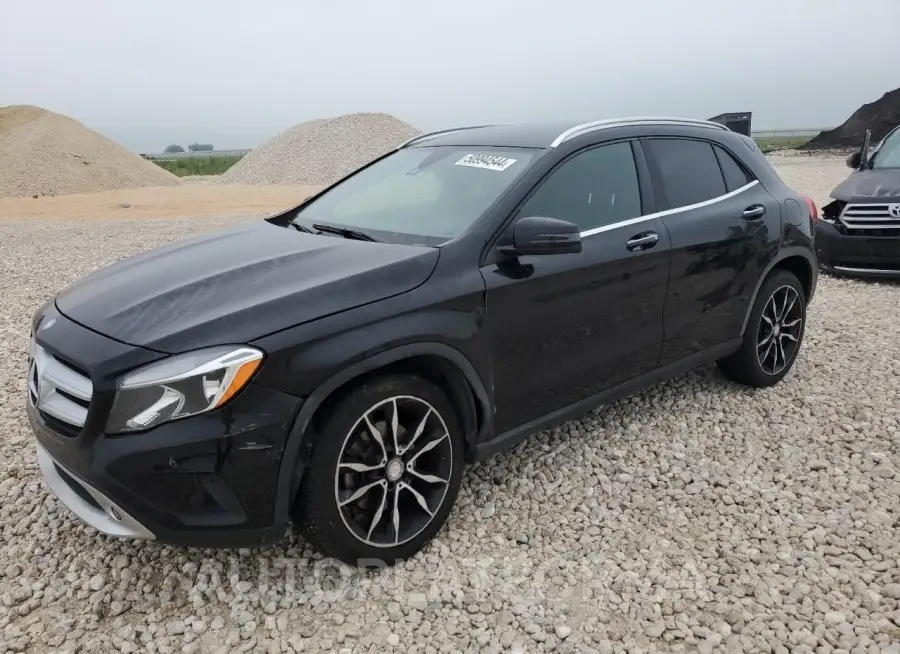 MERCEDES-BENZ GLA 250 2016 vin WDCTG4EB5GJ260337 from auto auction Copart