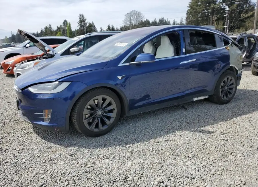 TESLA MODEL X 2018 vin 5YJXCBE28JF101382 from auto auction Copart