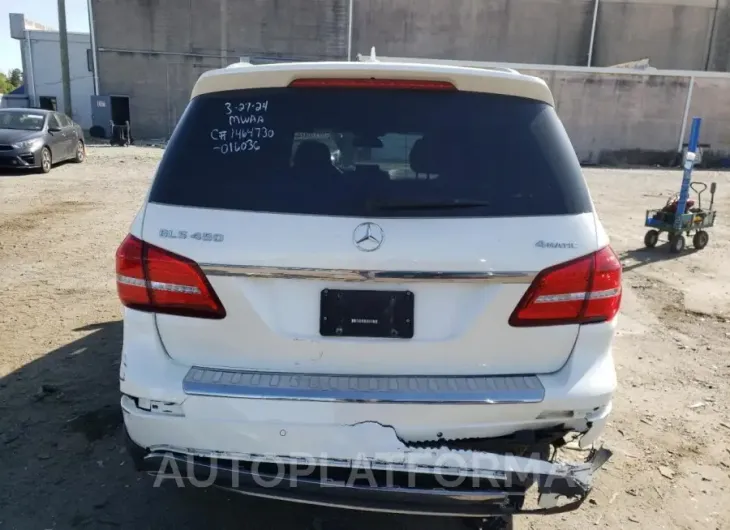 MERCEDES-BENZ GLS 450 4M 2018 vin 4JGDF6EEXJB016036 from auto auction Copart