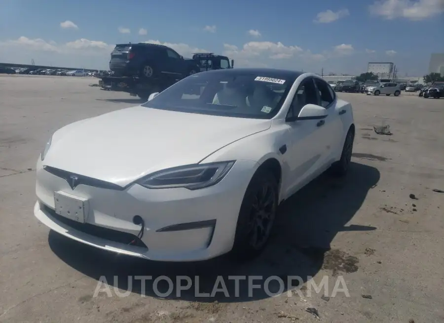 TESLA MODEL S 2021 vin 5YJSA1E59MF451290 from auto auction Copart