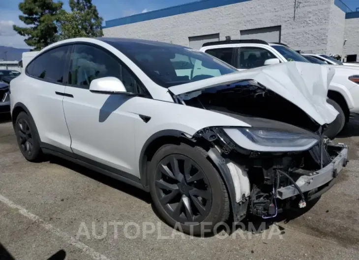 TESLA MODEL X 2022 vin 7SAXCAE50NF344939 from auto auction Copart